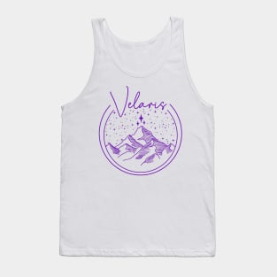 ACOTAR Velaris Logo Purple Tank Top